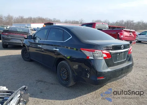 2015 Nissan Sentra S z USA, uszkodzony, nr VIN 3N1AB7AP7FY315754